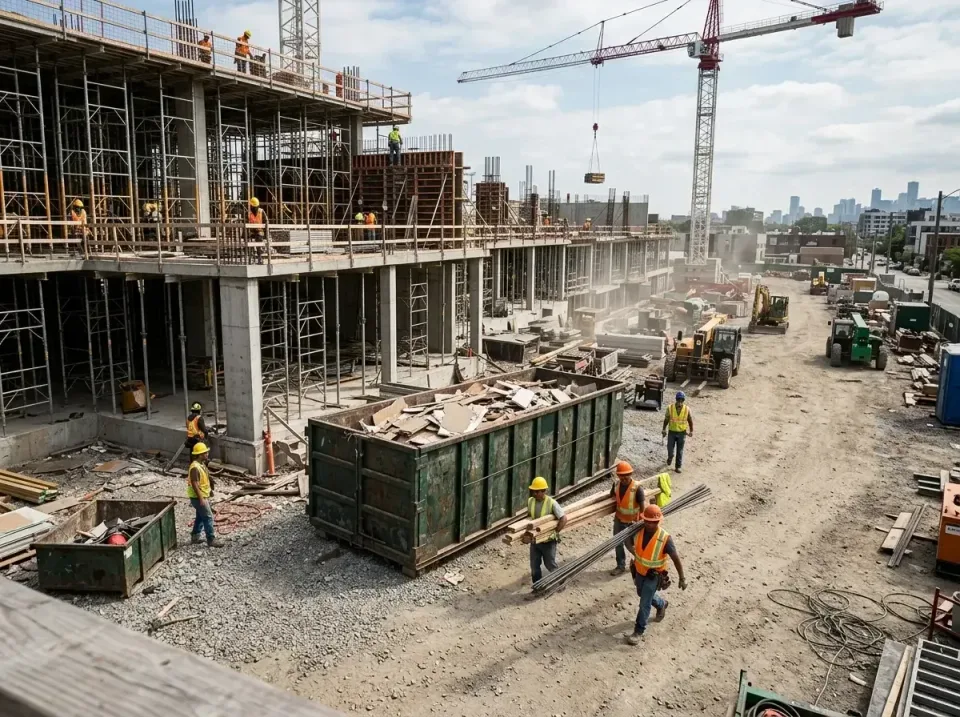 commercial-construction-site-w-002 — frequently asked questions, Low Cost Construction Dumpster Rental in Maple Grove, MN